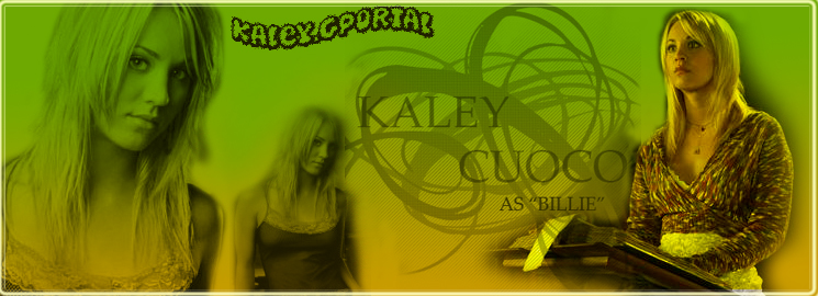 Kaley Cuoco - Billie Jenkins fan-site